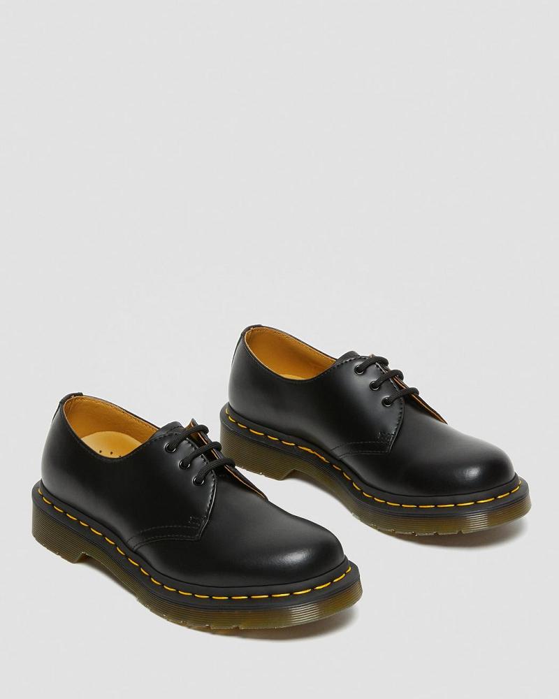 Zapatos Oxford Dr Martens 1461 Smooth Cuero Mujer Negros | MX 423YXF